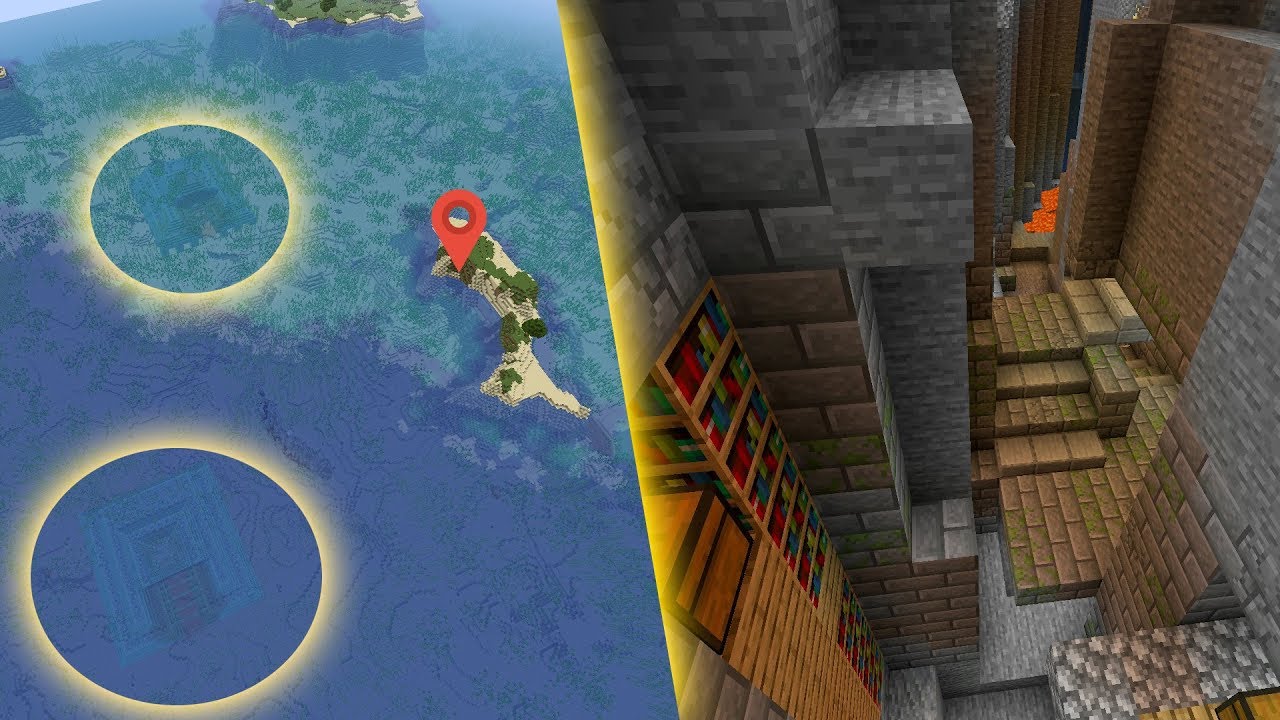 1 15 Double Ocean Temple At Spawn And Exposed Stronghold By Minecraft Seeds 1 15 Double Ocean Temple At Spawn And Exposed Stronghold By Minecraft Seeds