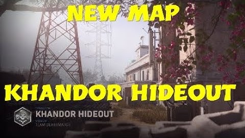 Modern warfare new multiplayer map khandor hideout