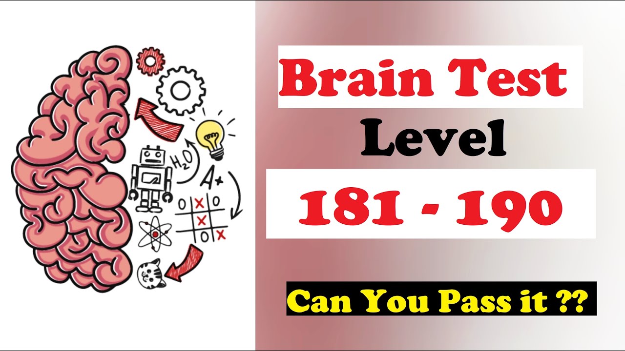 Brain Test Level 181 182 183 184 185 186 187 188 189 190 Solution  Walkthrough from 181@182 Watch Video 