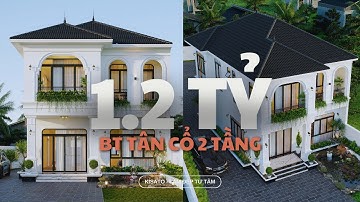 1.2 Tỷ Để Sở Hữu Mẫu Biệt Thự 2 Tầng Tân Cổ Điển Đẹp 4 Phòng Ngủ Tại Ba Vì - Hà Nội I Kisato