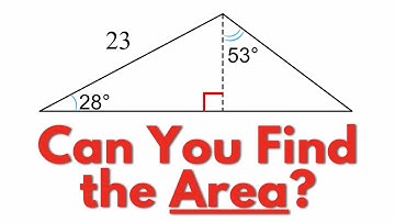 Use Trig to Find Area of a Triangle