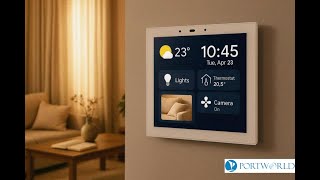 Portworld YC-SM41P 4″ Smart Home Automation Touch Control Panel