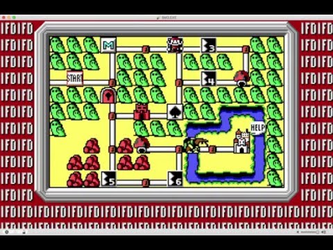 Um antigo port de Super Mario Bros 3 para PC feito pela Id