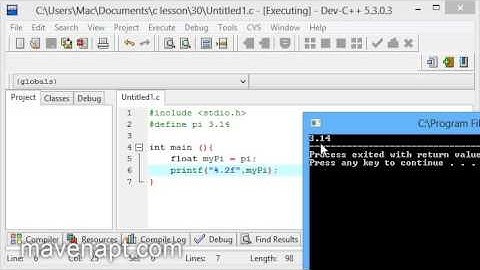 33. C Programming Tutorials in Urdu - #define Preprocessor - Urdu Tutorials