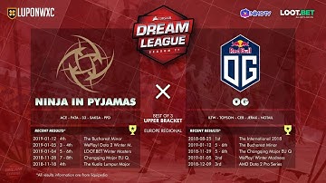 OG vs Ninjas In Pyjamas Game 1 (BO3) | Dream League Season 11 EUROPE Qualifiers