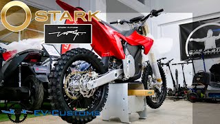 STARK VARG!  Most Powerful Electric Dirt Bike  (close look at the components)