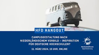 Hangout „Campusgestaltung nach niederländischem Vorbild“ (11.03.2024)