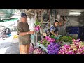84. По Бангкоку куда глаза глядят. Улица оптовой продажи цветов. Таиланд 2023.