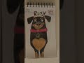 Drawing of Roxy Rottweiler| Disney’s 101 Dalmatian Street #shorts#101dalmatianstreet