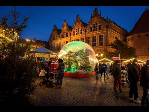 WELCOME TO BEAUTIFUL GDANSK  CHRISTMAS MARKET/ JARMARK SWIATECZNY | TRAVEL AND FOOD TV