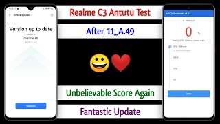 Realme C3 After A.49 Update Antutu Benchmark Test  - Unbelievable Score Again - Fantastic Update ️