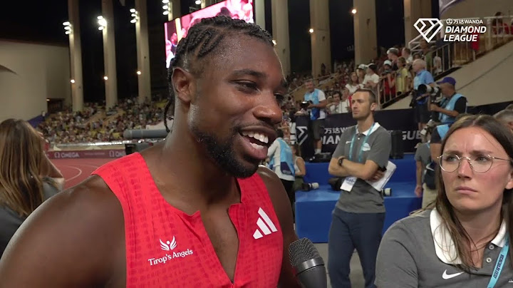 INTERVIEW: Noah LYLES (USA) - 19.88, 200m / Herculis EBS Monaco - 2025 Wanda Diamond League