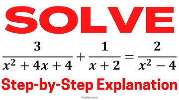 How to Solve a Rational Equation Involving Multiple Fractions & Quadratic Denominators | Easy Method