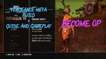 ESO PVP: Nightblade THE META VENGEANCE BUILD UNKILLABLE VENGEANCE BUILD SUPER BROKEN UNFAIR