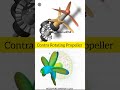 Contra Rotating Propeller!! | Mechanical Mechanism| #chairidesign #engineering #technology #3d