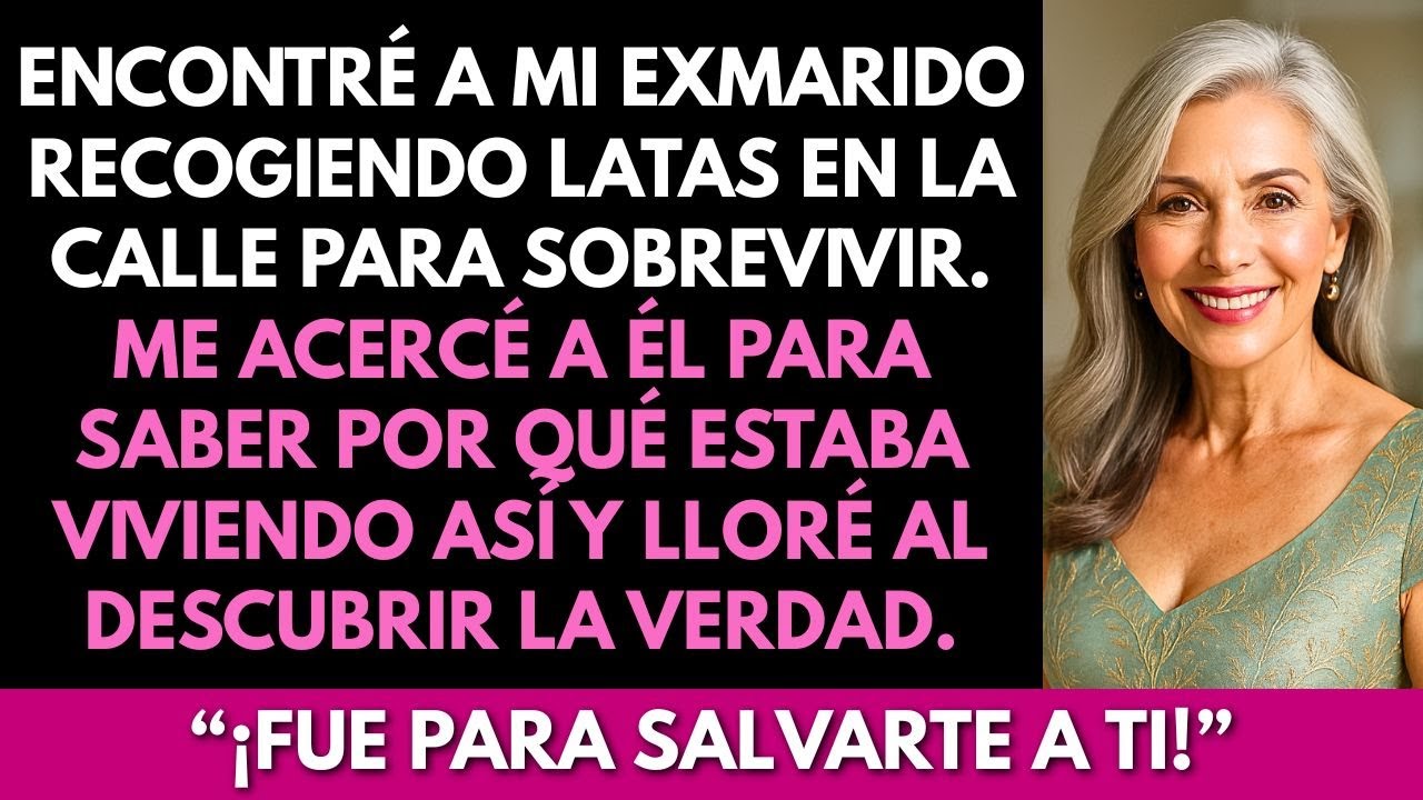 Encontré a mi exmarido recogiendo latas en la calle para sobrevivir.Fui hacia él para saber por qué…