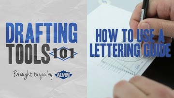 How To Use A Letter Guide Ames Lettering Guide