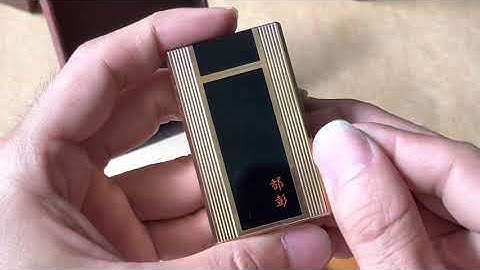 S.t Dupont Ligne 1 Men Đen Bọc Vàng