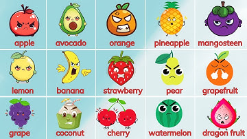🍎🍌 Bé Học Tiếng Anh Tên Các Loại Hoa Quả 🍇🍉 | Learn Fruit Names in English for Kids | Oh Vui Kids