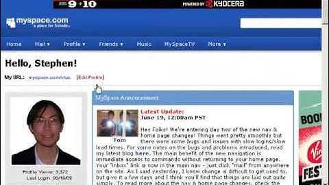 Social Networking 101 - Social Networking For Business - Video 2: Using MySpace for Networking