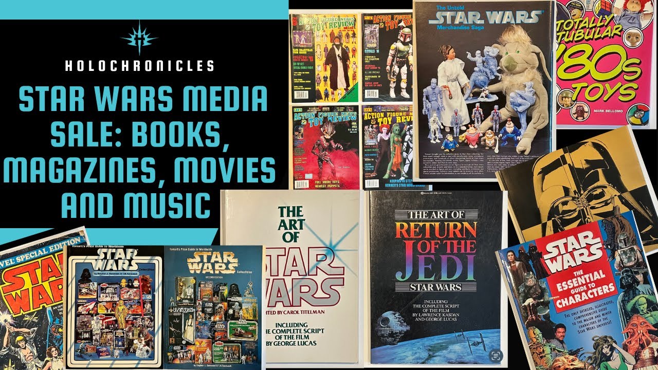 Star Wars Books, Magazines, Comics, Music and Movies Sale!
