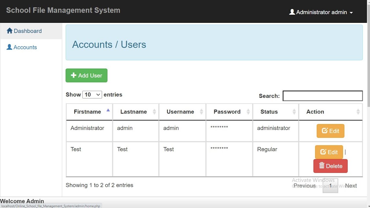 File Management System In Php Mysql With Source Code Youtube