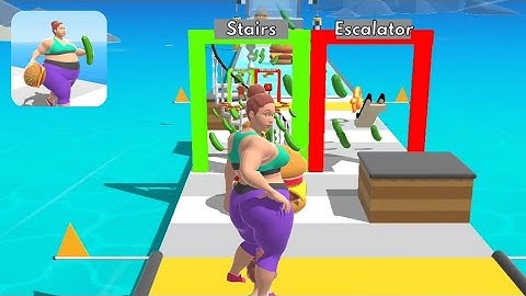 Fat To Fit Games All Levels Walkthrough Gameplay iOS,Android Relaxing Video Update Level #Shorts