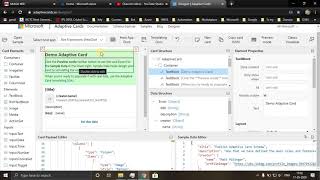 Create Adaptive Cards using Drag and Drop Feature