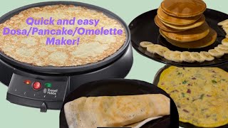 Russell Hobbs Nonstick Dosa Maker Easy  Omelette Pancakes Crepes
