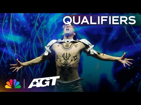 Oleksandr Leshchenko & Magic Innovations deliver a MIND-BLOWING act! | Qualifiers | AGT 2023