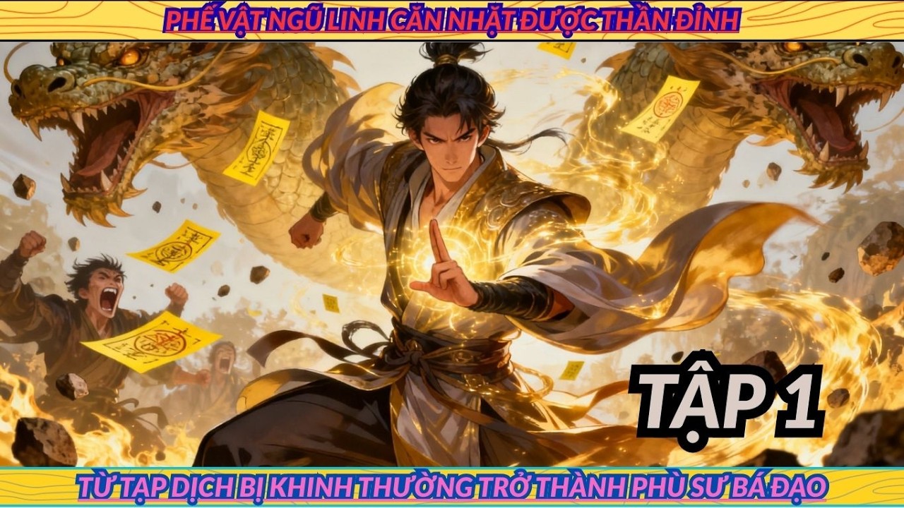 Phế Vật Ngũ Linh Căn Nhặt Được Thần Đỉnh: Từ Tạp Dịch Bị Khinh Thường Trở Thành Phù Sư Bá Đạo | P1