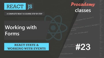 #23 Working with Forms  | React state & working with events | A Complete React Course
