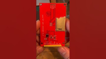 2.8" ILI9341 SPI TFT LCD Display Touch Screen 320x240! Guess What I Am Going To Use It For?!?