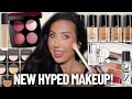 TONS of NEW MAKEUP RELEASES TESTED! Chanel Rouge Noir, Dior, Armani Luminous Silk, Huda, Byredo