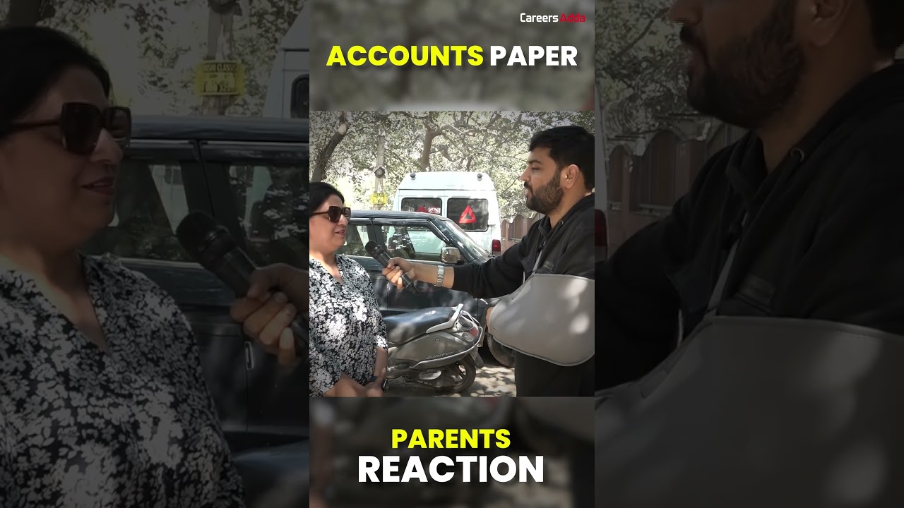 Class 12 Accounts Paper 2026 : Parents Reactions | Board Exam mai Baccho ki Mehnat
