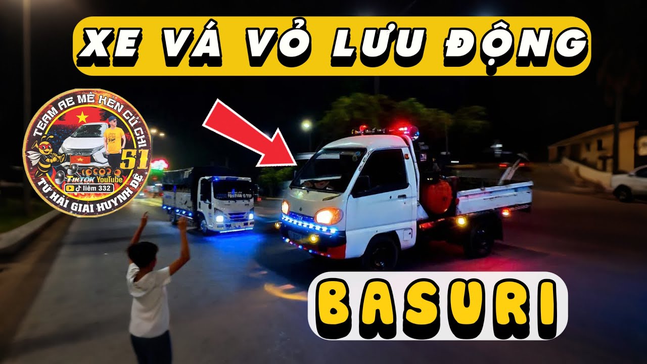 Săn Kèn Gặp IDOL XE VÁ VỎ LƯU ĐỘNG Có BASURI.. Âm Thanh Siêu To