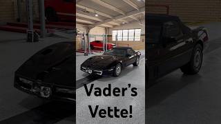 Lord Vader, your Vette is ready. Sneak Peek! 1987  Corvette triple black Convertible with 20k miles