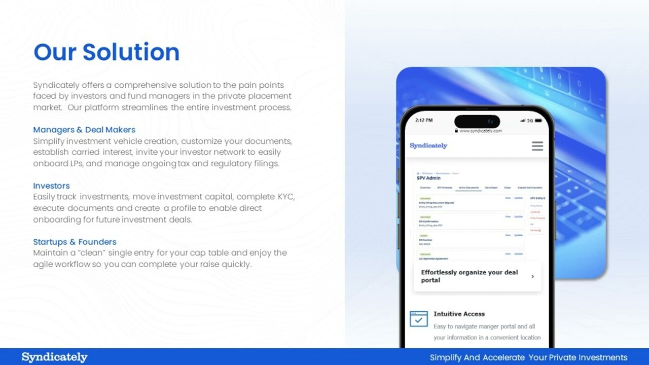 Streamline Your Private Deals: SPV Management with Syndicately