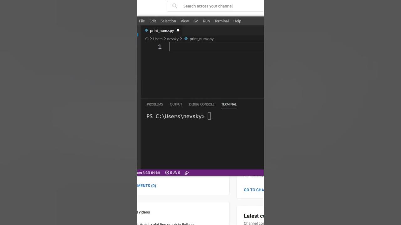 how-to-print-numbers-from-1-to-100-in-python-shorts-youtube