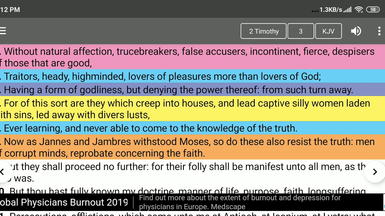 About those that display a form of godliness but deny the power thereof