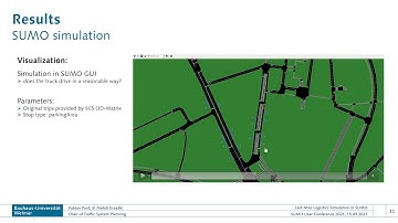 Last-Mile Logistics Simulation in SUMO