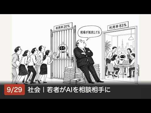 【9/29】Z世代の45%が「上司よりChatGPT」、Claude Code年25億ドル、OpenAIがAWSへ｜2026年9月29日のAIニュース
