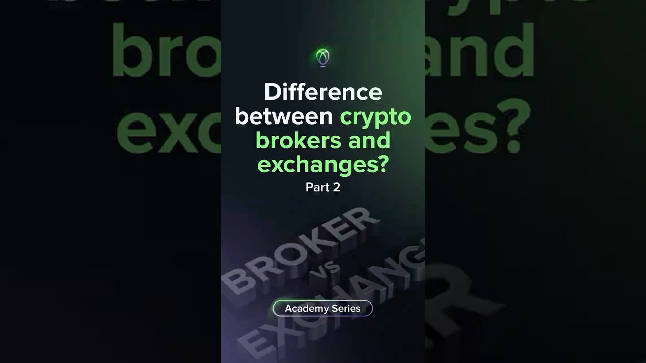 Uphold Academy: Brokers vs Exchanges PT 2 - YouTube