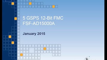 Product Walk-through - the FSF-AD15000A and Xilinx VC707/09 boards