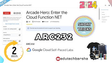 #NEW Arcade Hero: Enter the Cloud Function NET | ARC232 | Arcade 2024 August Challenge #qwiklabs