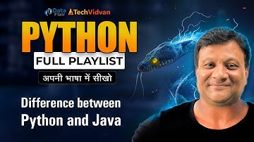 Difference Between Python and Java | Python vs Java | Java vs Python Comparison | Learn Python Hindi