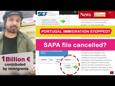 Reality of Immigration Stopped in Portugal | SAPA Files Cancelled by Immigration | infoStation