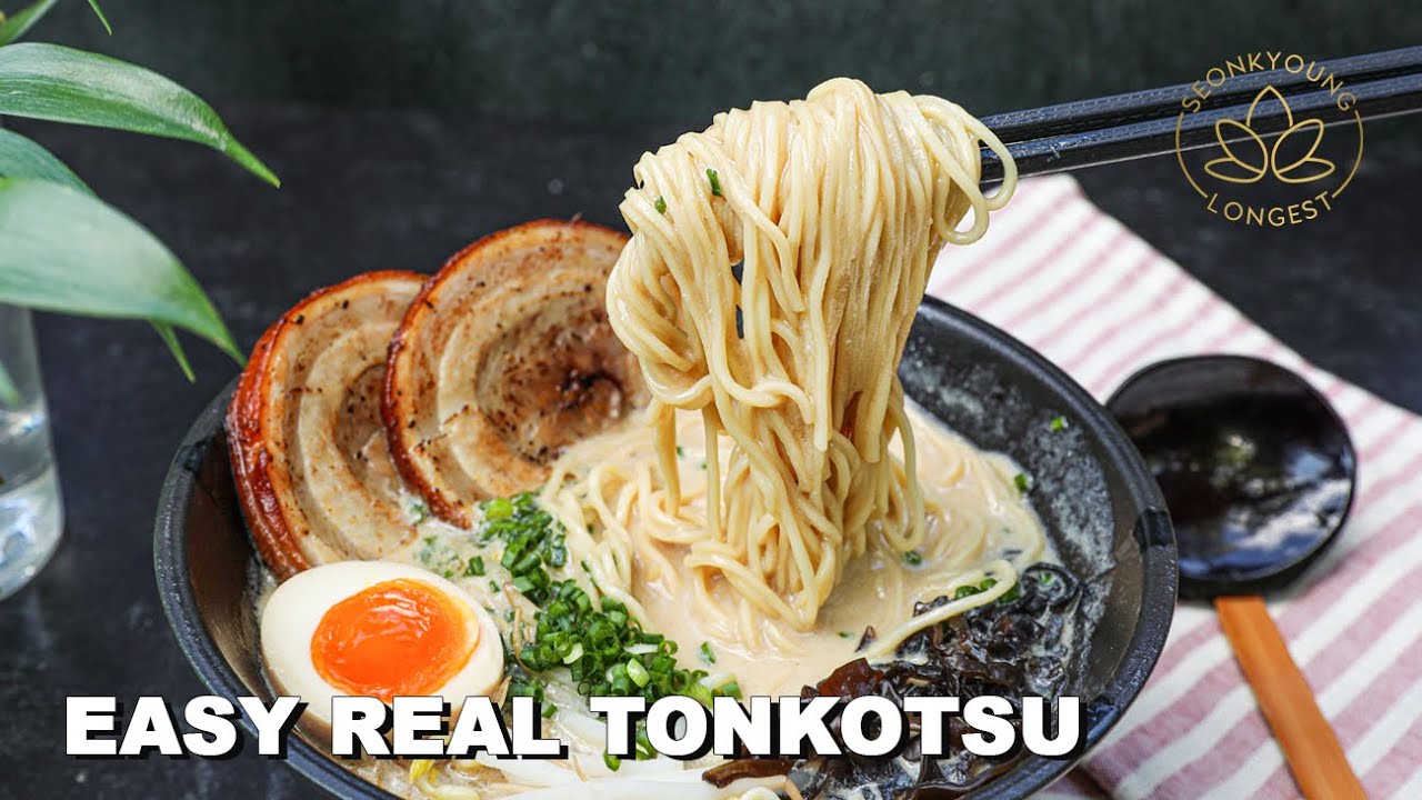 the BEST Tonkotsu Ramen Recipe How to Rich and Creamy Borth | Seonkyoung Longest