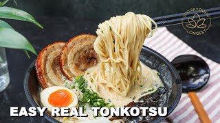 the BEST Tonkotsu Ramen Recipe How to Rich and Creamy Borth screenshot 3