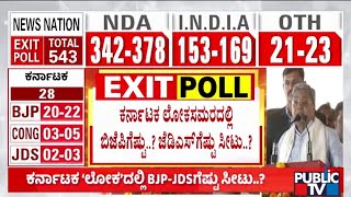 ಕರ್ನಾಟಕದ ಮೈತ್ರಿಕೂಟದಿಂದ ಗೆಲ್ಲುವ ಸೀಟ್ ಎಷ್ಟು..!? | NDA | Public TV